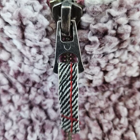 Dylan Women's Mottled Pink Size S Quarter‎ Zip Sherpa/Fleece Faux Fur Pullover - Picture 6 of 16